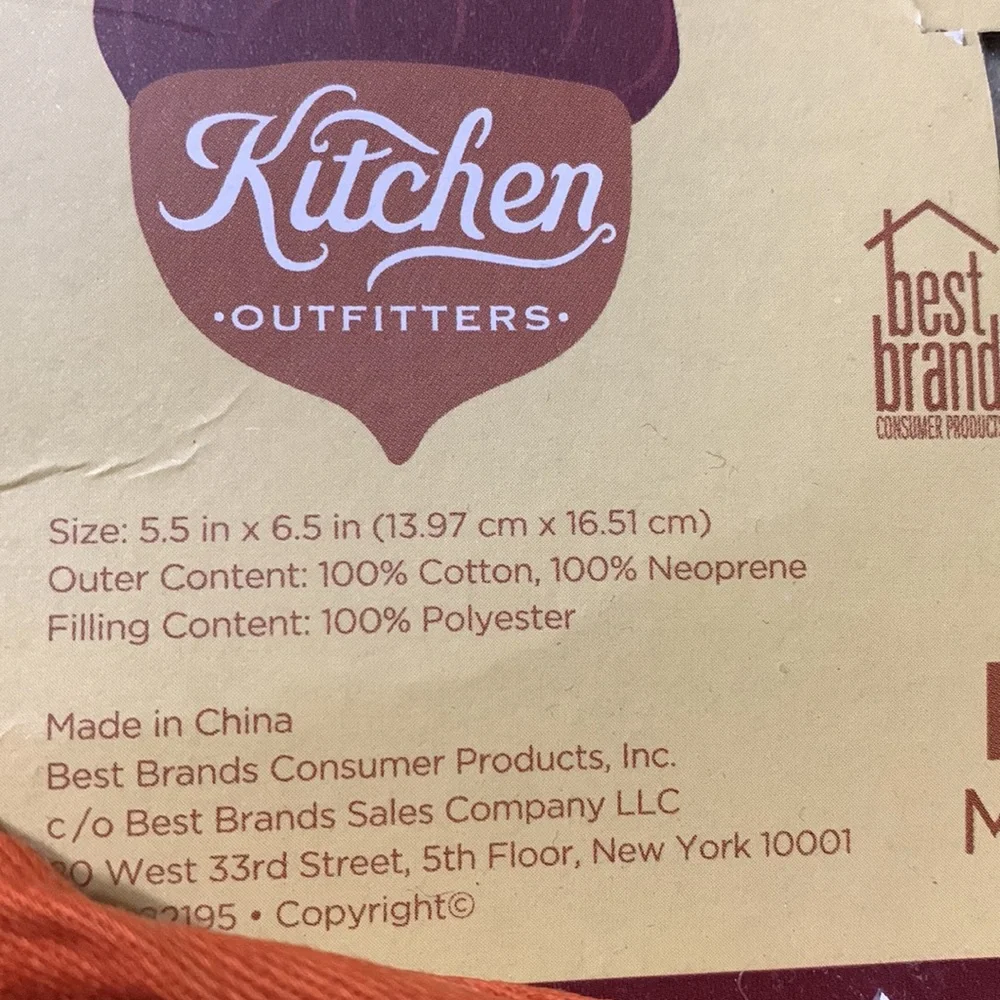 🍁🎃FALL KITCHEN ITEMS- 4 Set of Spreaders & Two pack Neoprene Mini oven Mitts